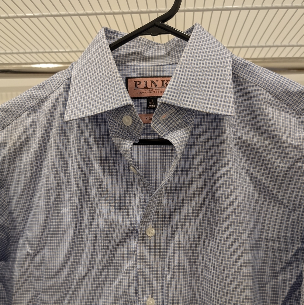 Thomas Pink B/W Dress Shirt